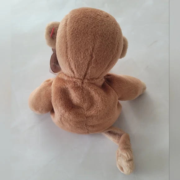 Y2K Bongo Monkey 1995 Retired TY Beanie Baby Stamp Inside Tush Tag - Picture 5 of 8
